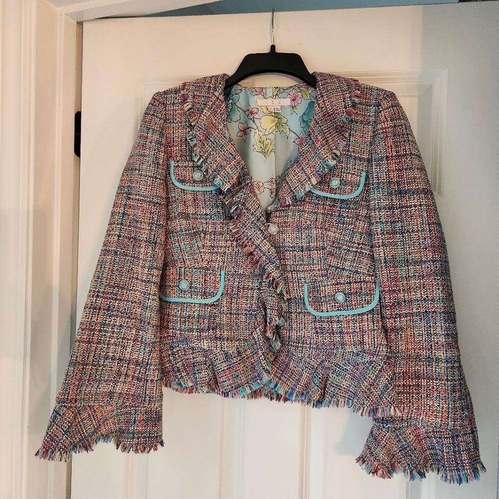 ICE Multi color tweed blazer/jacket